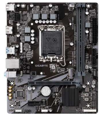 Gigabyte H610M K DDR4 {H610M K DDR4, RTL Socket 1700, Intel®H610, 2xDDR4-3200, HDMI, 1xPCI-Ex16, 1xPCI-Ex1, 2xSATA3(RAID 0/1/5/10), 1xM.2, 8Ch Audio, GLan, (4+2)xUSB2.0, (2+2)xUSB3.2, mATX, RTL {10}