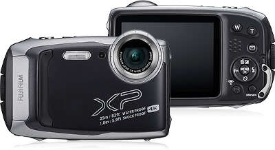 Цифровая фотокамера FujiFilm FinePix XP140 Dark Silver, влагозащищённая