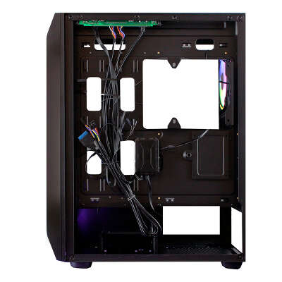 Корпус Ginzzu GL 300 FAN 12CM RGB*4 USB3.0 Window