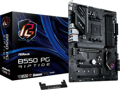 Материнская плата ATX LGAAM4 ASRock B550 PG RIPTIDE