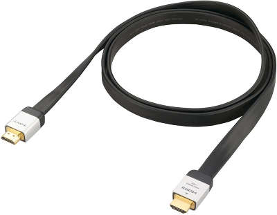 Кабель Sony HDMI v.1.4, 1 м, плоский [DLC-HE10HF]