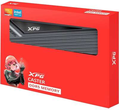 Модуль памяти ADATA 32GB DDR5 6400 DIMM XPG CASTER Gray, Kit (2x16GB), RTL
