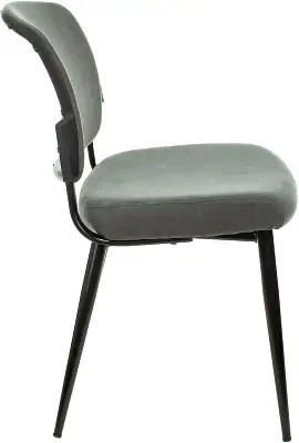 Стул для дома Бюрократ CH-K8_2 комплект 2шт серый Alfa 44 металл черный на ножках (CH-K8_1/GREY_2)