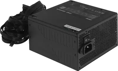 Блок питания MSI ATX 500W MAG A500DN 80+ white (20+4pin) APFC 120mm fan 5xSATA RTL