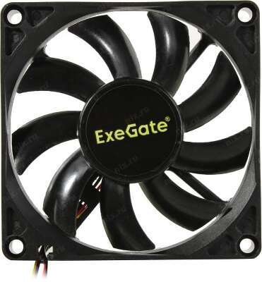 Вентилятор ExeGate EX08015B4P-PWM, 80мм, 2600rpm, 24 дБ, 4-pin PWM