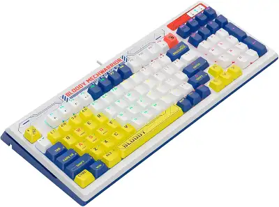 Клавиатура A4Tech B950 механическая синий USB for gamer LED кабель 1.8м