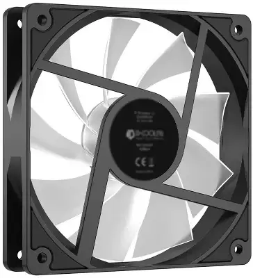 Вентилятор для корпуса ID-Cooling XF-120 ARGB 120х120x25 черный 4-pin 30.5дБ (XF-120-ARGB-K) Ret
