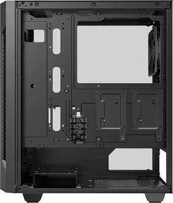 Корпус GameMax Fortress TG, черный, ATX, Без БП (Fortress TG)