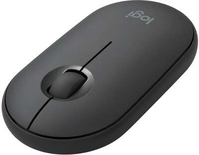 Мышь беспроводная Logitech Pebble Wireless Mouse M350 GRAPHITE 2.4GHZ/BT (910-005576)