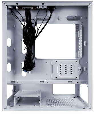 Корпус 1STPLAYER FIREBASE X4-M, белый, mATX, Без БП (X4-M-WH-2F1P-W-1F1-W)