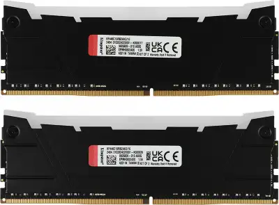 Память DDR4 2x8GB 4600МГц Kingston KF446C19RB2AK2/16 Fury Renegade RGB RTL Gaming PC4-36800 CL19 DIMM 288-pin 1.5В kit single rank с радиатором Ret