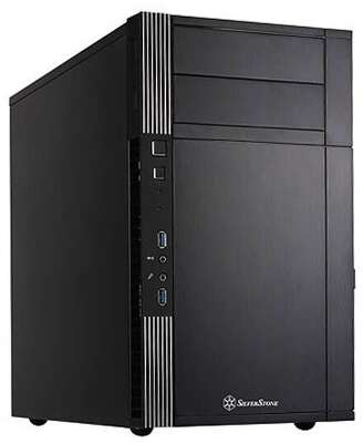 Корпус SilverStone PS07, черный, mATX, Без БП (SST-PS07B-C186)