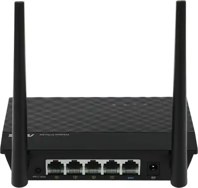 Роутер беспроводной Asus RT-N12E N300 10/100BASE-TX черный
