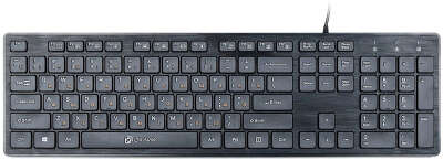 Клавиатура Oklick 500M черный USB slim