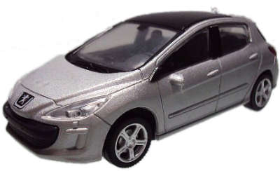 RASTAR 41700 Машинка коллекционная металлическая Peugeot 308, 1:43