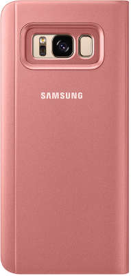 Чехол Samsung для Samsung Galaxy S8 Clear View Standing Cover, розовый (EF-ZG950CPEGRU]