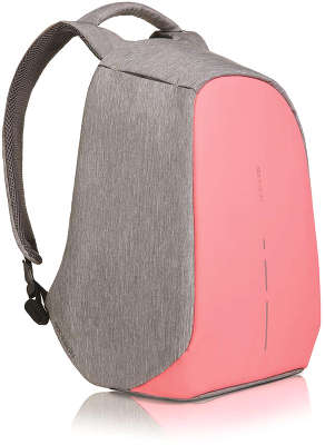 Рюкзак для ноутбука до 14" XD Design Bobby Compact, серый/розовый [P705.534]