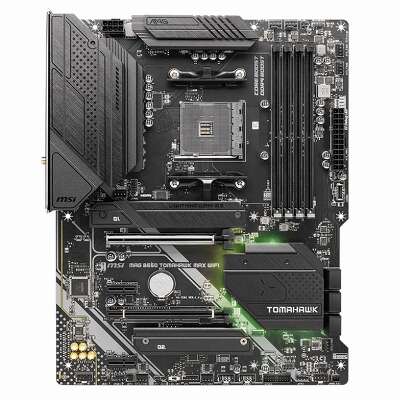 Материнская плата MSI MAG B550 TOMAHAWK MAX WIFI B550, AM4, 4*DDR4, 2*PCIEx16, 2*PCIEx1, 2*M.2, 2*TypeC, 1*USB3.2Gen2, 4*USB3.2Gen1, 6*USB2.0, 6*SATA3.0, 2.5G, DP, HDMI, ATX, RTL