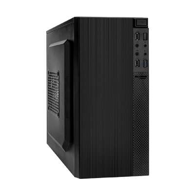 Exegate EX277804RUS Корпус Minitower BAA-104U Black, mATX, <AAA350, 80mm>, 2*USB+1*USB3.0, Audio