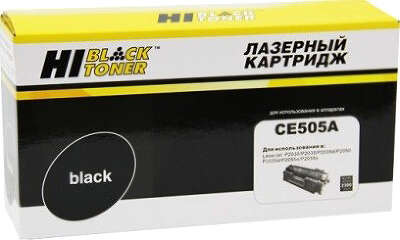 Картридж Hi-Black (HB-CE505A) для HP LJ P2055/P2035/Canon №719, 2,3K