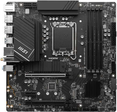 Материнская плата mATX LGA1700 MSI PRO B760M-A WIFI DDR4