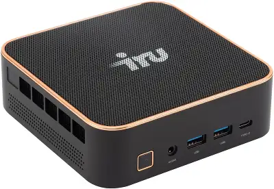 Неттоп IRU Tactio 525 Ryzen 5 6600H (3.3) 16Gb SSD512Gb 660M Windows 11 Pro GbitEth WiFi BT 120W черный (2057781)