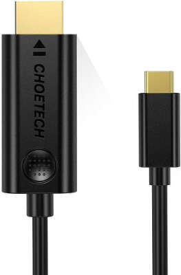 Кабель CHOETECH USB-C 3 to HDMI, 3 м, Black [XCH-0030BK-V1]