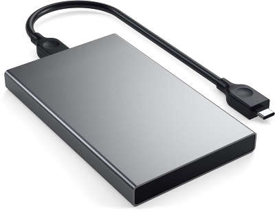Внешний корпус для HDD/SDD 2.5" Satechi Aluminum USB-C External HDD Enclosure, Space Grey [ST-TCDEM]