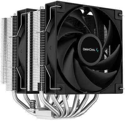 Устройство охлаждения(кулер) Deepcool AG620 Soc-AM5/AM4/1200/1700/1851 черный 4-pin 15-29dB Al+Cu 260W 1300gr Ret (R-AG620-BKNNMN-G-1)