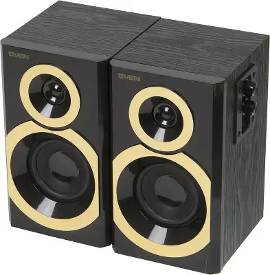 Колонки Sven SPS-619 GOLD 2.0 золотистый/черный 20Вт
