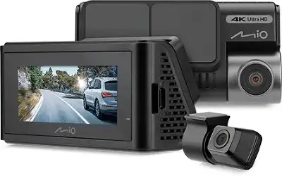 Видеорегистратор Mio MiVue 910WD черный 4Mpix 3840x2160 2160p 120гр. GPS