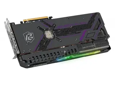 Видеокарта Asrock PCI-E 4.0 RX7700XT PG 12GO AMD Radeon RX 7700XT 12Gb 192bit GDDR6 2276/18000 HDMIx1 DPx3 HDCP Ret
