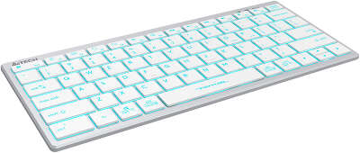 Клавиатура A4Tech Fstyler FX61 белый USB slim LED (FX61 WHITE)