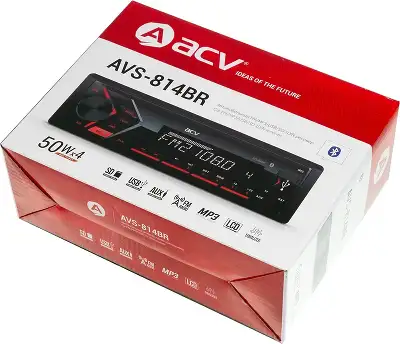 Автомагнитола ACV AVS-814BR 1DIN 4x50Вт (34490)