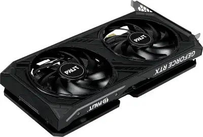 Видеокарта Palit PCI-E 4.0 RTX4060 DUAL NVIDIA GeForce RTX 4060 8Gb 128bit GDDR6 1830/17000 HDMIx1 DPx3 HDCP Ret