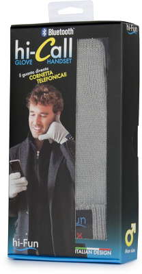 Перчатки-гарнитура hi-Call, M.Grey