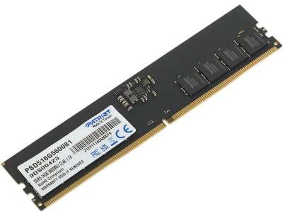 Память DIMM 16GB DDR5-5600, 5600MHz, CL46, 1.1 В, Patriot Memory, Signature Line (PSD516G560081)