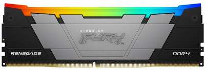 Модуль памяти Kingston 16GB DDR4 3200 DIMM FURY Renegade RGB Black XMP KF432C16RB12A/16