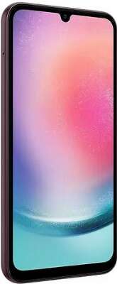 Смартфон Samsung Galaxy A24, MediaTek Helio G99, 6Gb RAM, 128Gb, бордовый (SM-A245FDRVCAU)
