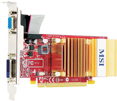 Видеокарта PCI-E AMD RadeOn HD4350 512MB DDR2 MSI [R4350-D512H] OEM