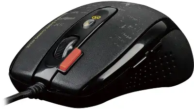 Мышь A4Tech V-Track F5 черный/рисунок оптическая 3000dpi USB 6but