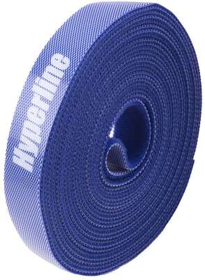 Крепеж Hyperline WASNR-5x16-BL Лента (липучка) в рулоне, ширина 16 мм, длина 5м, синяя