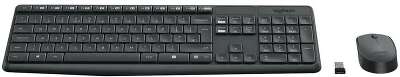 Клавиатура + мышь беспроводные 2.4G EN/RU серый MK235 920-007949 LOGITECH