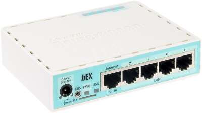 Маршрутизатор 10/100/1000M 5PORT HEX RB750GR3 MIKROTIK
