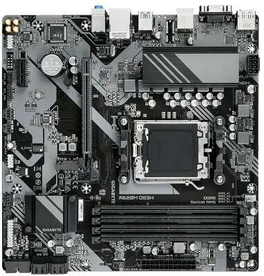 Материнская плата GIGABYTE A620M DS3H (AM5/A620/4xDDR5/mATX/DP, VGA, HDMI) (A620M DS3H)