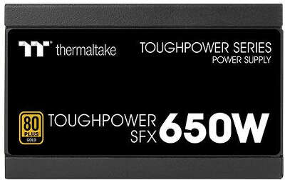 Блок питания Thermaltake SFX 650W Toughpower SFX 650 80+ gold 24pin APFC 90mm fan 3xSATA Cab Manag RTL