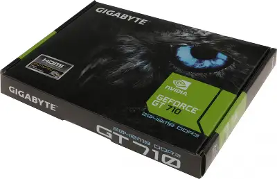 Видеокарта Gigabyte PCI-E 2.0 GV-N710D3-2GL 2.0 NVIDIA GeForce GT 710 2Gb 64bit DDR3 954/1600 DVIx1 HDMIx1 CRTx1 HDCP Ret low profile