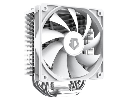 Кулер для процессора ID-COOLING SE-214-XT ARGB WHITE LGA1700/1200/115X/AM4 (16шт/кор, TDP 180W, PWM, 4 тепл.трубки прямого контакта, FAN 120mm, Addressable RGB LED, белый) RET