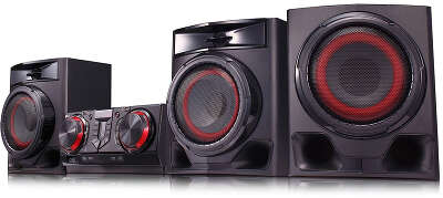 Минисистема LG XBOOM CJ45 черный 720Вт CD CDRW FM USB BT