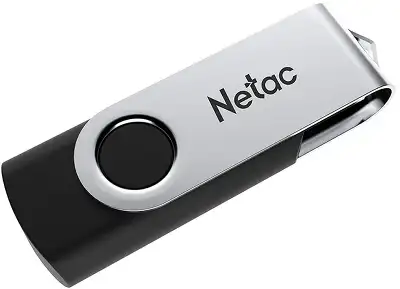 Флеш Диск Netac 64GB U505 NT03U505N-064G-32BK USB3.0 черный/серебристый
